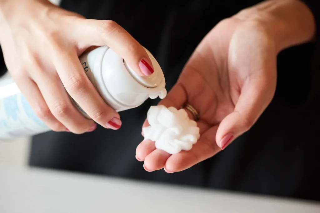 Shaving Foam Work