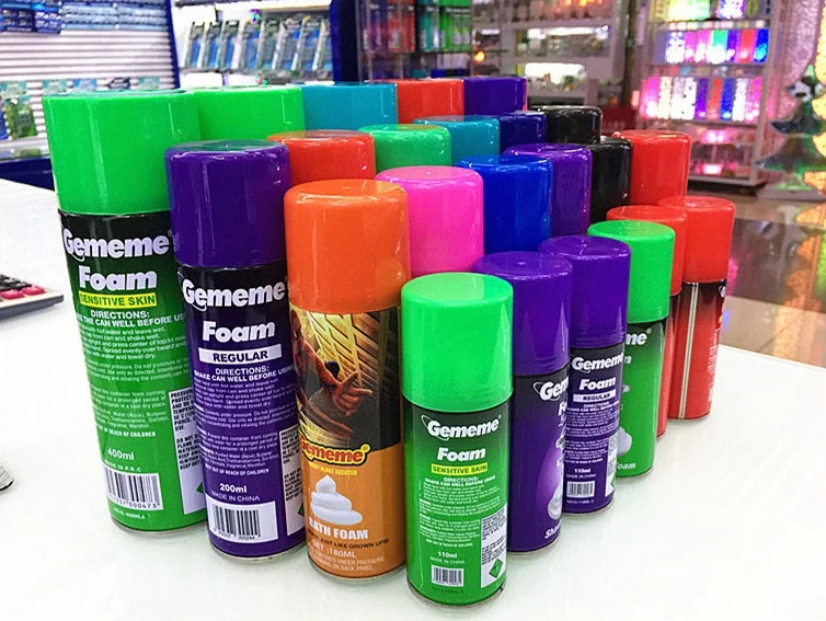 shaving foam Types